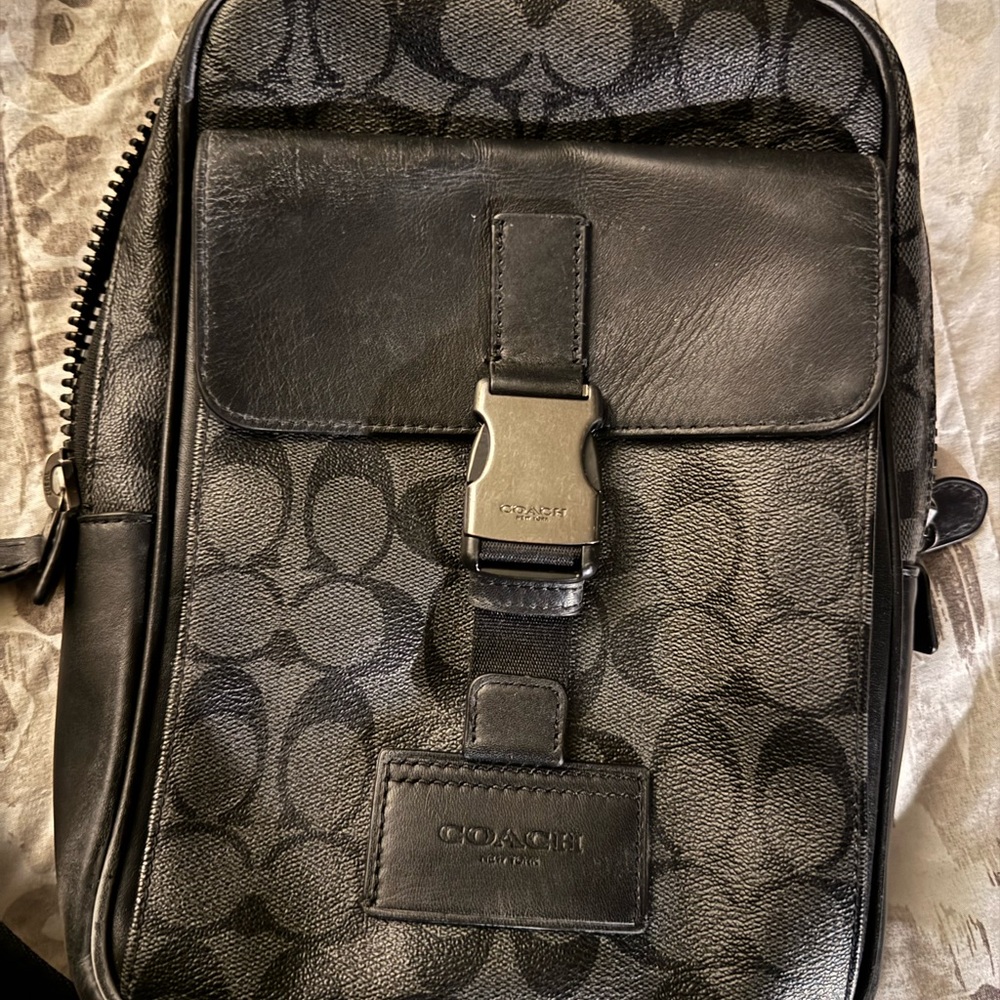Coach Black Leather Crossbody